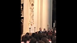 College of Europe, Bruges - Graduation Ceremony 2016 : Bahadir Kaleagasi presenting the TÜSİAD Award