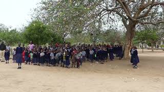 Tumaini Evangelistic Pre & Primary School singing Tanzania National Anthem