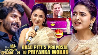 Marry Me ❤️ Brad Pitt's Heart-Melting Proposal To Melugu Doll Priyanka Mohan 😅 at Galatta Awards 😍