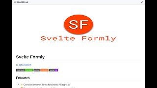 Svelte Formly