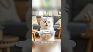 Watch till the end!  The pregnant cat's story will defy your expectations  #cat #ai #catlovers
