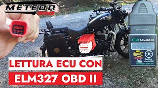 [ENG SUB]ROYAL ENFIELD METEOR 350 LETTURA ECU CON ELM327 OBD II