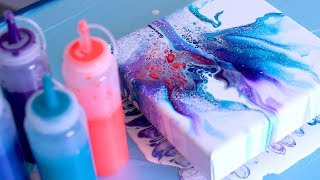 Acrylic Pouring - How to make your colors POP - Tutorial fluid art