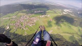 Paragliding Breitenberg Streckenflug mit Außenlandung