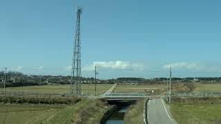 臨時快速海里 酒田行き　村上駅発車　(R3.3.19)