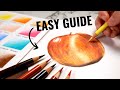 How to blend Polychromos Colour Pencils Step by Step Tutorial