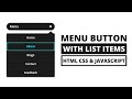 Animated Sliding Menu Items on Click with HTML CSS & Javascript