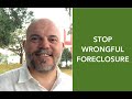 How to STOP a foreclosure sale after a WRONGFUL FORECLOSURE in Florida