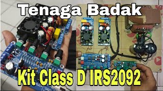 Cara merakit KIT IRS2092 500Watt Kecil tenaga badak