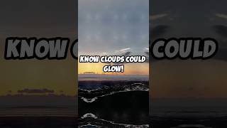 Explaining the science behind nacreous clouds/glowing clouds. #facts #science #nature