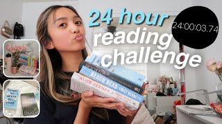 24 hour reading challenge | reading vlog🌟