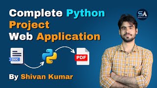 How to Convert Word Document file to PDF using Python | Python Project Complete Tutorial #python