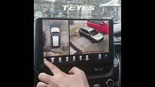 Toyota Corolla Croos installed Teyes CC3 2K (Supported Original 360 camera)