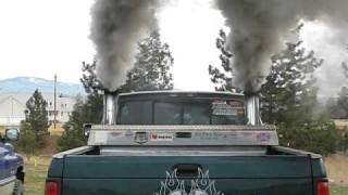 Dodge cummins cold start, lots of smoke