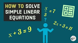 How To Solve Simple Linear Equations | Introduction to Algebra | MATHS AT HOME | GABECE/BECE |GAMBIA