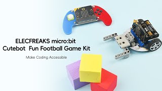 ELECFREAKS micro:bit Cutebot Fun Football Game Kit: Coding & Soccer Showdown!