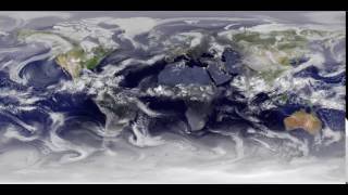 Cloud cover 360 VR Data Visualization