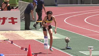 【第107回日本選手権】女子 三段跳 決勝2位 ●髙島 真織子●