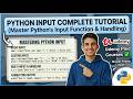 8 Python Input Function Tutorial | User Input in Python for Beginners | Udemy Paid Courses ✅