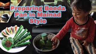 How to prepare BEEDA PAN ! ಪಾನ್ ಮಾಡುವುದು ಹೇಗೆ ? ಎಲೆ ಅಡಿಕೆ | Tobacco Arecanut and Betel leaf mix