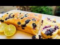 كيكة البلوبيري أو الزبيب ببيضة واحدة طرية ولذيذة جدا bleuberry cake