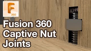 Fusion 360 Tutorial: Captive Nut Joint for Laser Cutting