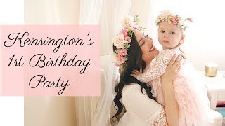 1st Birthday party- 1 year old baby update: Princess Birthday Party Ideas