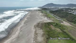 台風7号接近中の表浜　2023.8.13（日）4K