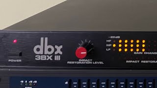 Unboxing the dbx 3 band dynamic range expander with impact restoration