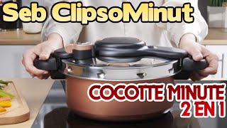 À découvrir cocotte seb clipso minute Duo 5 Litres Autocuiseur Fabrication française