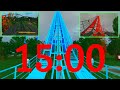 15 Minute Countdown Timer with Roller Coaster Ride | No Limits 2 Coaster Ride Timer 15 Minutes