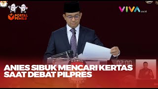 Anies Baswedan 'Gelagapan' Sibuk Cari Kertas Jawaban Ditanya Teknologi Informasi