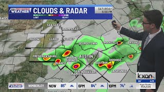 Rounds of slow-moving thunderstorms this weekend | KXAN Weather Forecast (May 22)