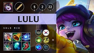 Lulu Mid vs Ahri - KR Challenger Patch 25.S1.2