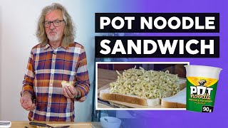 James May tries a pot noodle sandwich