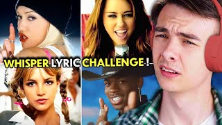 Gen Z & Millennials Compete In The Whisper Lyric Challenge! | React