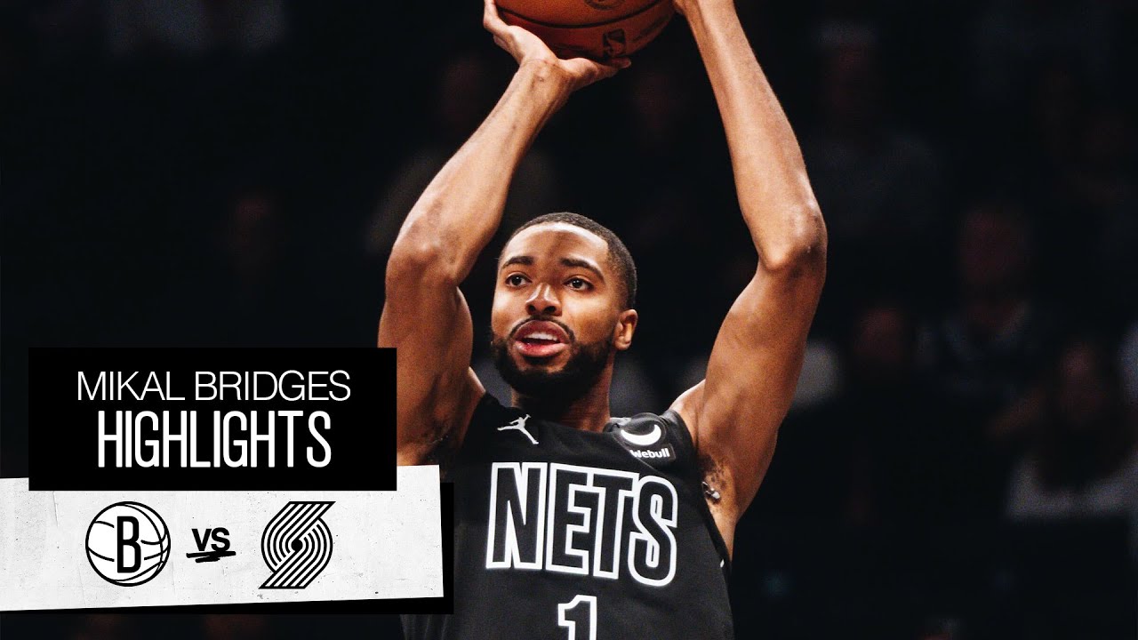 Mikal Bridges Erupts For 42 Points And 4 Rebounds Vs. Trailblazers | 1. ...