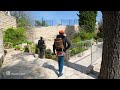 jerusalem. walking from the damascus gate to the garden tomb