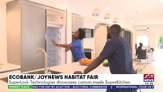 Ecobank /JoyNews Habitat Fair: SuperLock Technologies showcases custom-made SuperKitchen