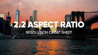 2.20:1 Aspect Ratio Cheat Sheet