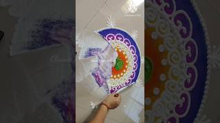 Dussehra Rangoli/Dasara rangoli design/Vijayadashami Rangoli/दसरा स्पेशल रांगोळी/ विजयादशमी रांगोळी