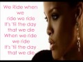 Rihanna - We Ride With Lyrics