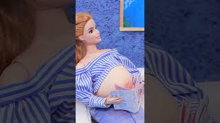 How to make baby bump for Barbie #shorts