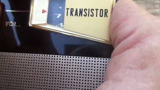 TOSHIBA 6TP-309A Transistor Radio Works with Original Case Japan  test