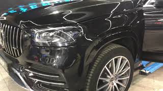 Шумоизоляция Mercedes GLS. Обзор заводской шумозащиты Мерседес и установка шви материалов SGM (СГМ).