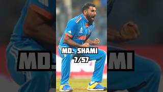Ind vs Nz world cup 1st semi-final || Mohammad shami 7 wickets || #shorts #viral