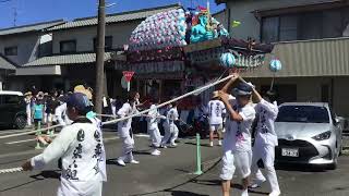 令和5年吉田町住吉夏祭り前夜祭宮入