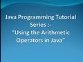 How to use Arithmetic Operators in Java ?.