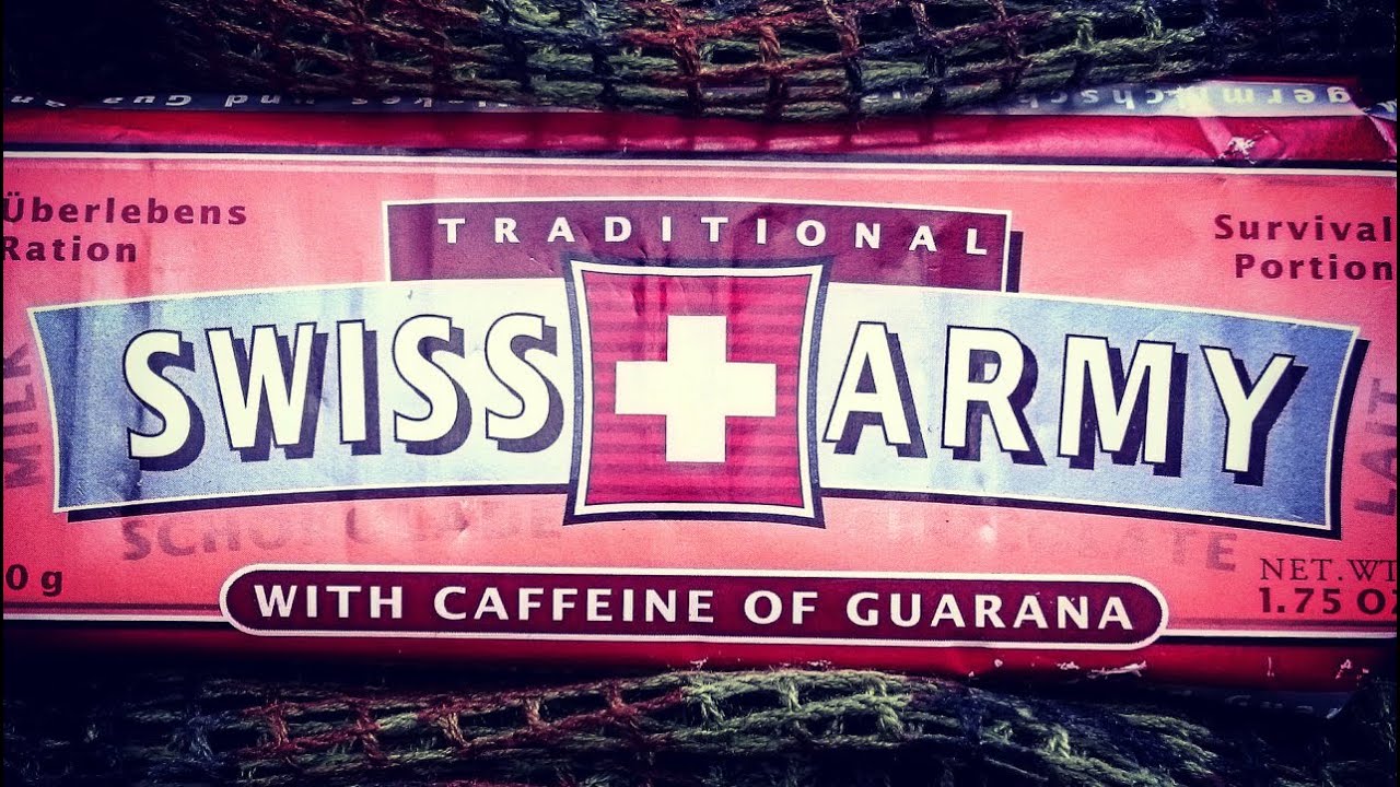 Traditional Swiss Army Milk Chocolate Survival Portion | Schweizer ...