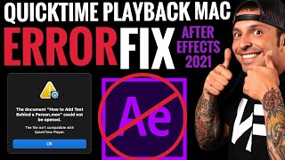 FIX QUICKTIME ERROR AFTER EFFECTS 2020 - 2021